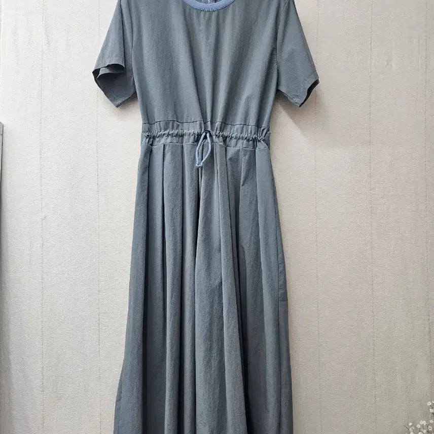 [SOLD OUT] 바스락 플리츠롱원피스