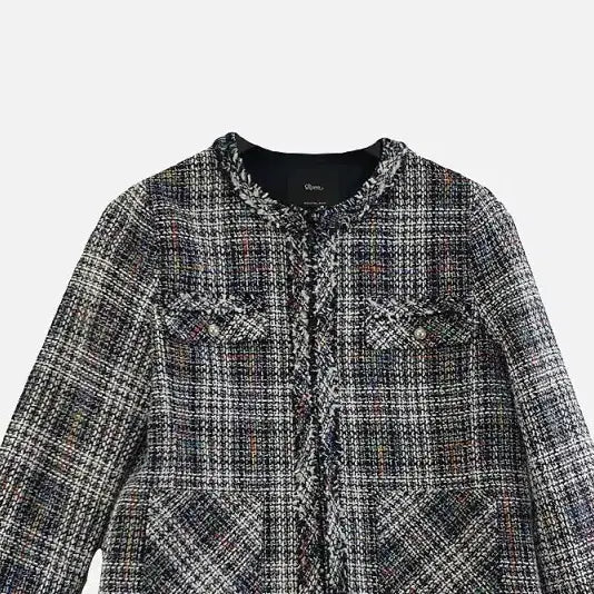 [BUNJANG] Roem Tweed Skirt Jacket Set / 로엠 다채색 여자 트위드 치마 자켓 세트 85-160 M7500