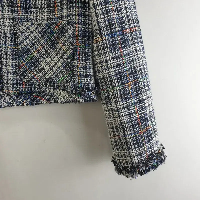 [BUNJANG] Roem Tweed Skirt Jacket Set / 로엠 다채색 여자 트위드 치마 자켓 세트 85-160 M7500