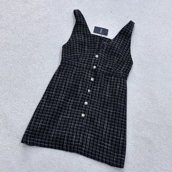 [BUNJANG] MIXXO Tweed Bustier Dress / L 새상품 미쏘 트위드 뷔스티에 원피스 0424E