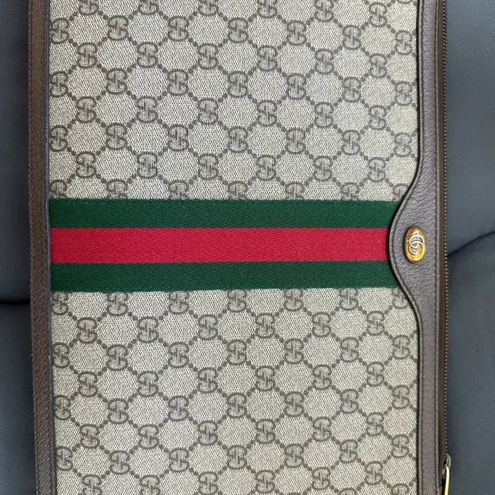 [BUNJANG] Gucci Ophidia GG Supreme Portfolio Clutch / 구찌 오피디아 GG 수프림 포트폴리오 클러치