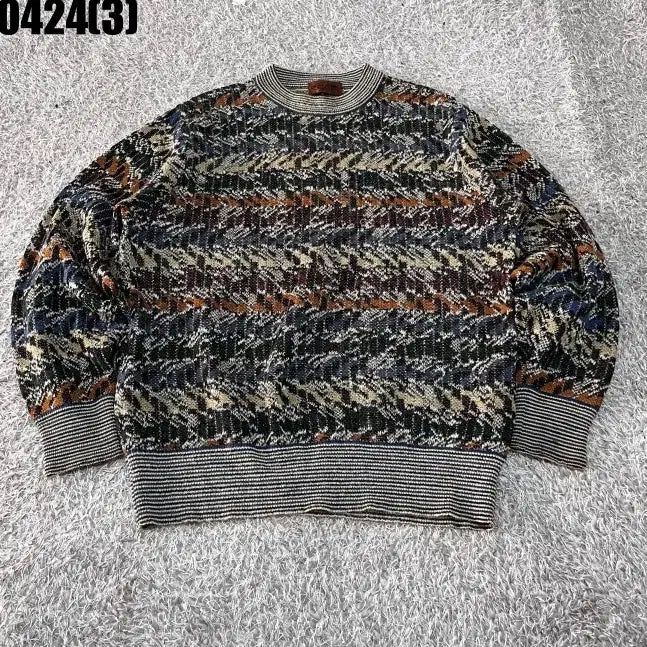 [BUNJANG] Missoni Knit Sweater Size 100 / 미쏘니 니트 스웨터 5 실측 100