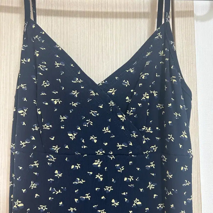 [BUNJANG] Floral V-neck Bustier Slip Dress / 플라워패턴 뷔스티에 슬립 원피스