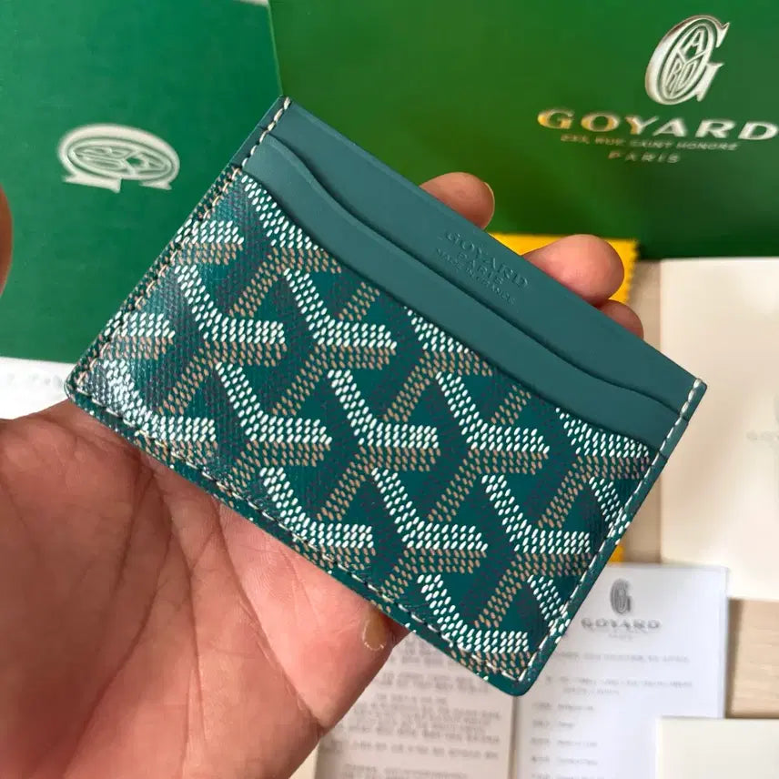 [BUNJANG] Goyard Saint Sulpice Card Wallet Green / [S급/풀구성] 고야드 생쉴피스 카드지갑 그린