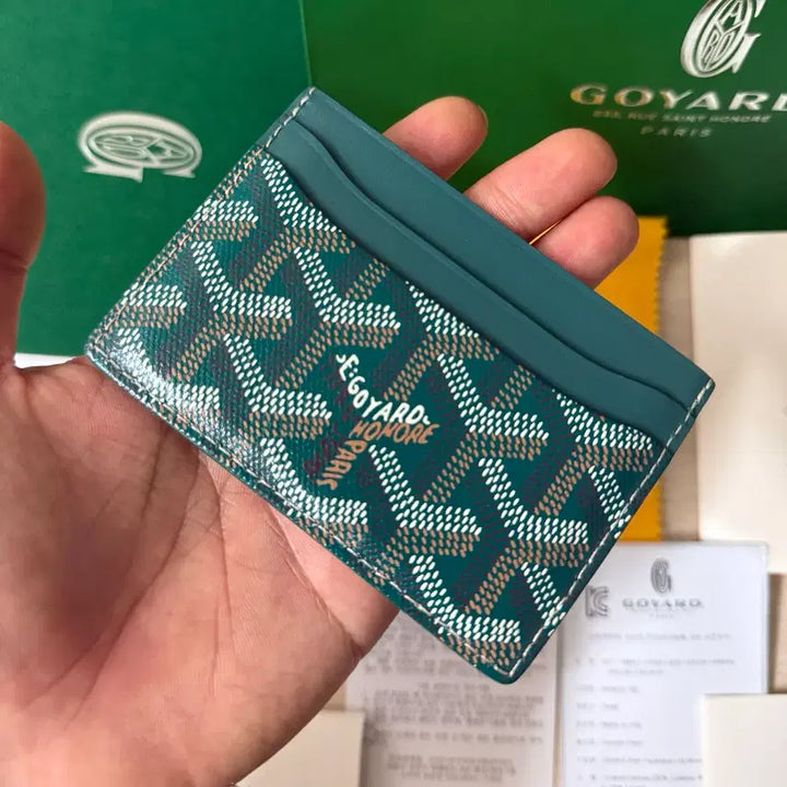 [BUNJANG] Goyard Saint Sulpice Card Wallet Green / [S급/풀구성] 고야드 생쉴피스 카드지갑 그린