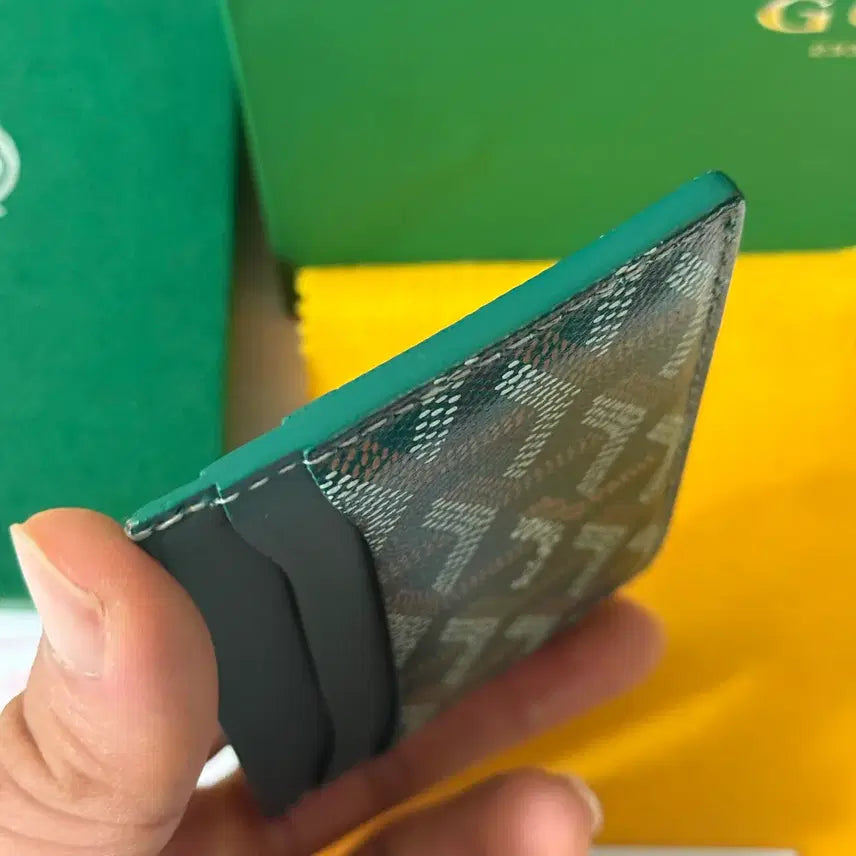 [BUNJANG] Goyard Saint Sulpice Card Wallet Green / [S급/풀구성] 고야드 생쉴피스 카드지갑 그린