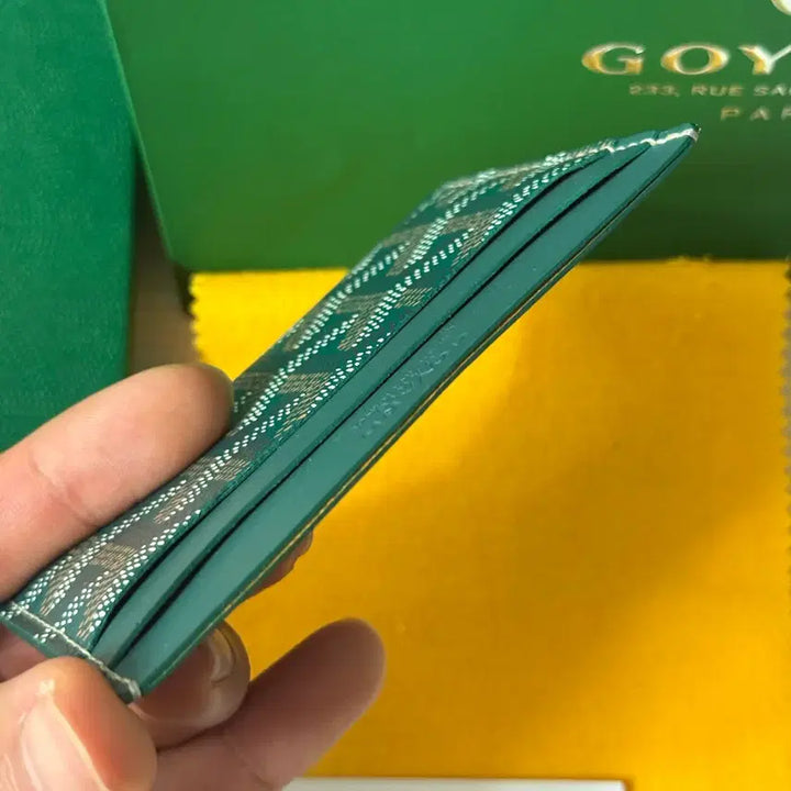 [BUNJANG] Goyard Saint Sulpice Card Wallet Green / [S급/풀구성] 고야드 생쉴피스 카드지갑 그린