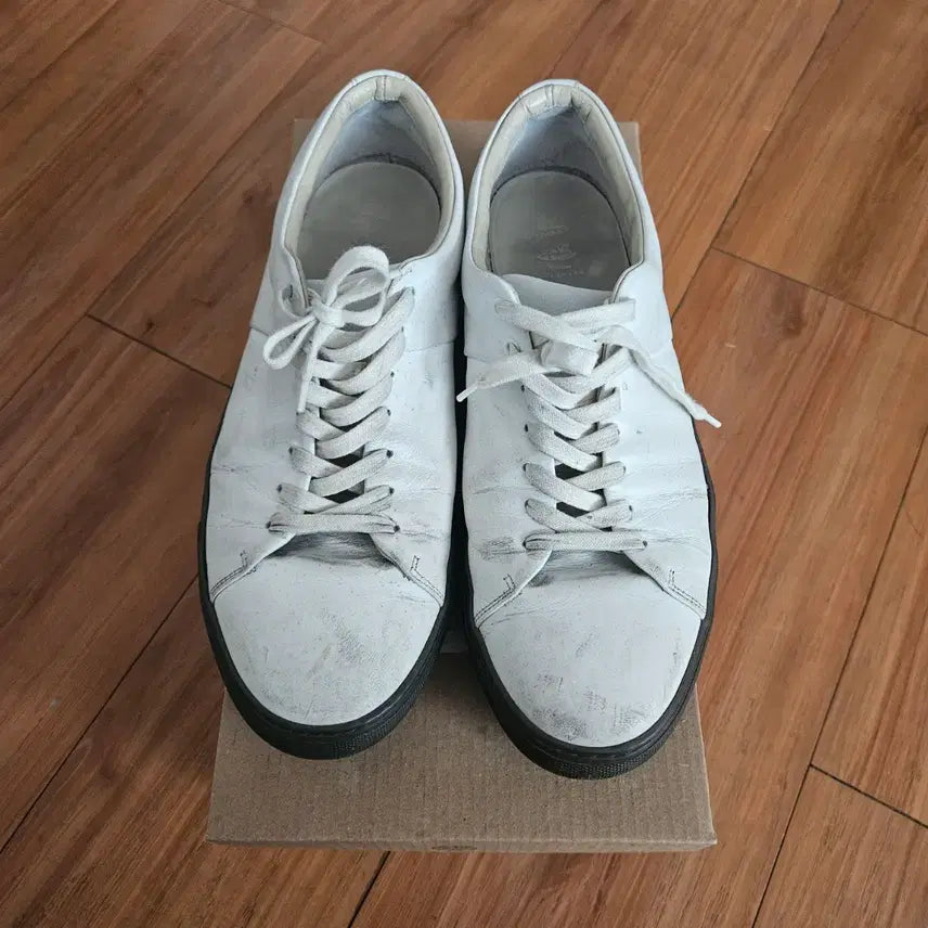 [BUNJANG] Gradas x Document Blusher Leather Sneakers / 그라더스 x 도큐먼트 blusher 03 leather