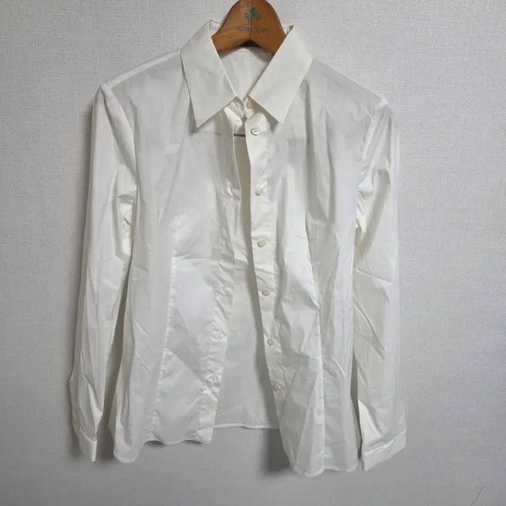 [SOLD OUT] [정품/감별완료] 프라다(PRADA) 화이트 슬림핏 셔츠 (사이즈 40