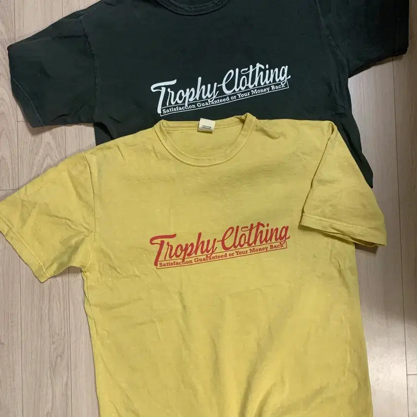 [BUNJANG] Trophy Clothing T-Shirt Black/Yellow / 트로피클로딩 반팔 티셔츠 블랙/옐로우