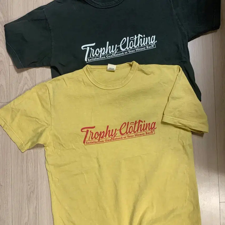 [BUNJANG] Trophy Clothing T-Shirt Black/Yellow / 트로피클로딩 반팔 티셔츠 블랙/옐로우