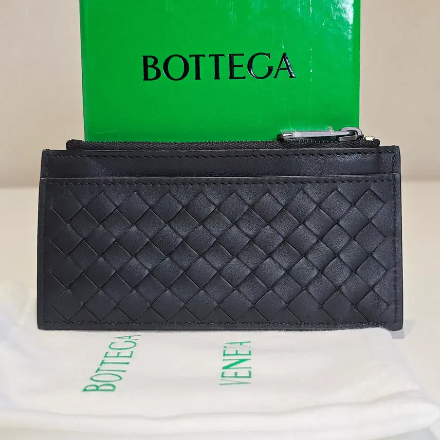 [BUNJANG] Bottega Veneta Intrecciato Zip Card Wallet / [럭스올] 보테가베네타 인트레치아토 지퍼 카드지갑 566430