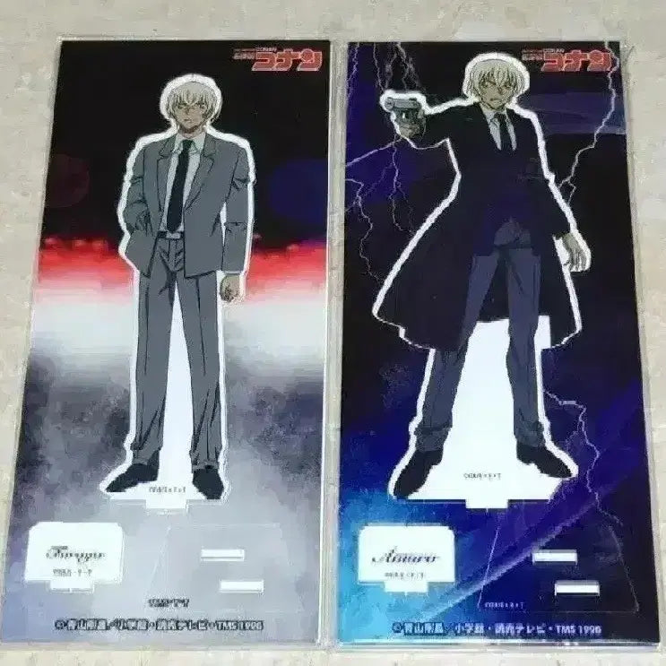 [BUNJANG] Detective Conan Furuya Rei Acrylic Stand Bundle Set / 미개봉+2개세트) 명탐정코난 아크릴스탠드 아무로 후루야 버번 버본 타천사