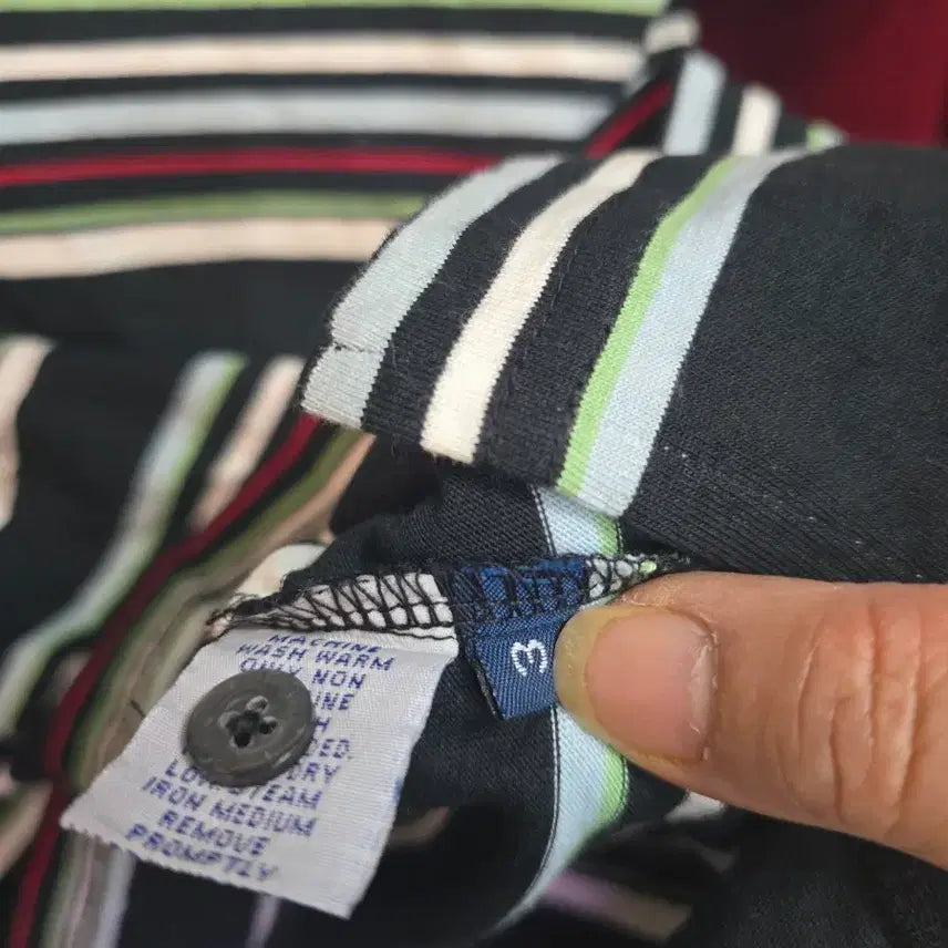 [BUNJANG] Polo Ralph Lauren Striped Short Sleeve Polo Shirt / 폴로 랄프로렌 스트라이프 반팔 폴로티