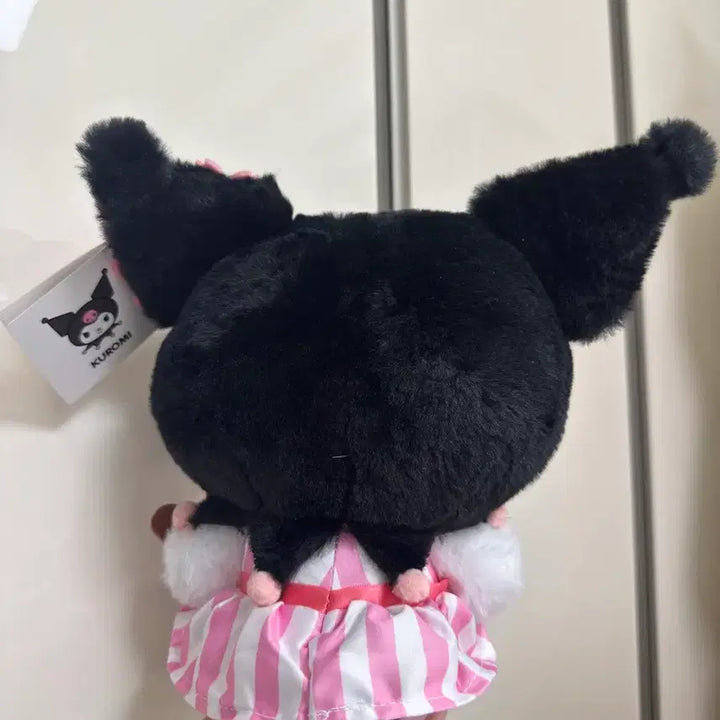 [BUNJANG] Sanrio Kuromi Cherry Blossom Medium Plush Doll / 산리오 쿠로미 벚꽃 중형 인형