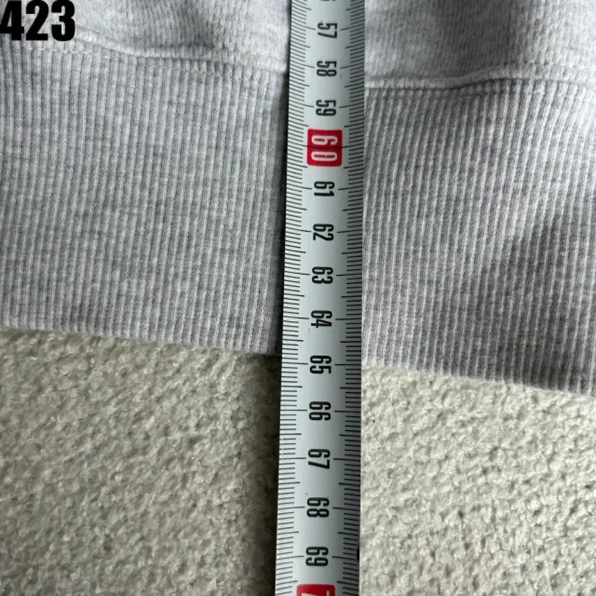 [BUNJANG] Covernat Half Zip-Up Sweatshirt Gray L / 커버낫 하프집업 맨투맨 그레이 L