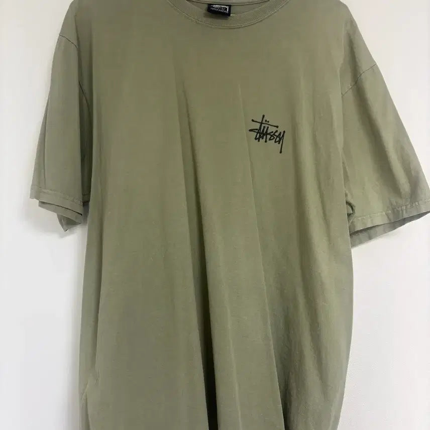 [BUNJANG] Stussy Pigment Olive T-shirt / 스투시 피그먼트 올리브