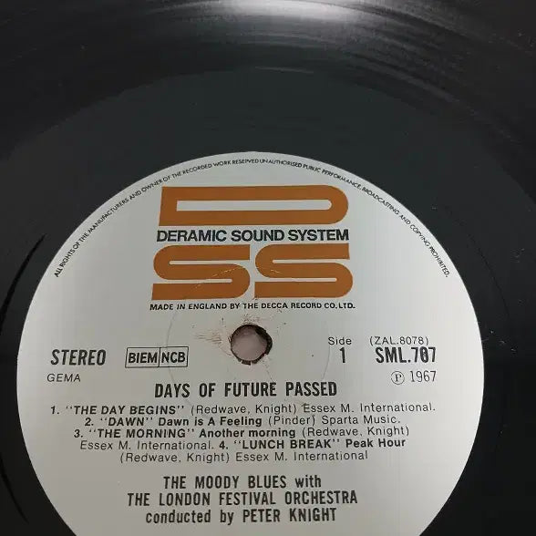 [BUNJANG] Moody Blues Nights In White Satin Vinyl Record / Moody Blues_UK초반  " Nights In White Sati