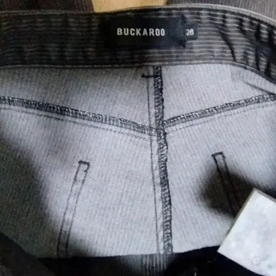 [BUNJANG] Buckaroo Black Striped Denim Pants / (정품) 버카루 블랙 스트라이프 데님 팬츠 28 / 29  미착용  새것