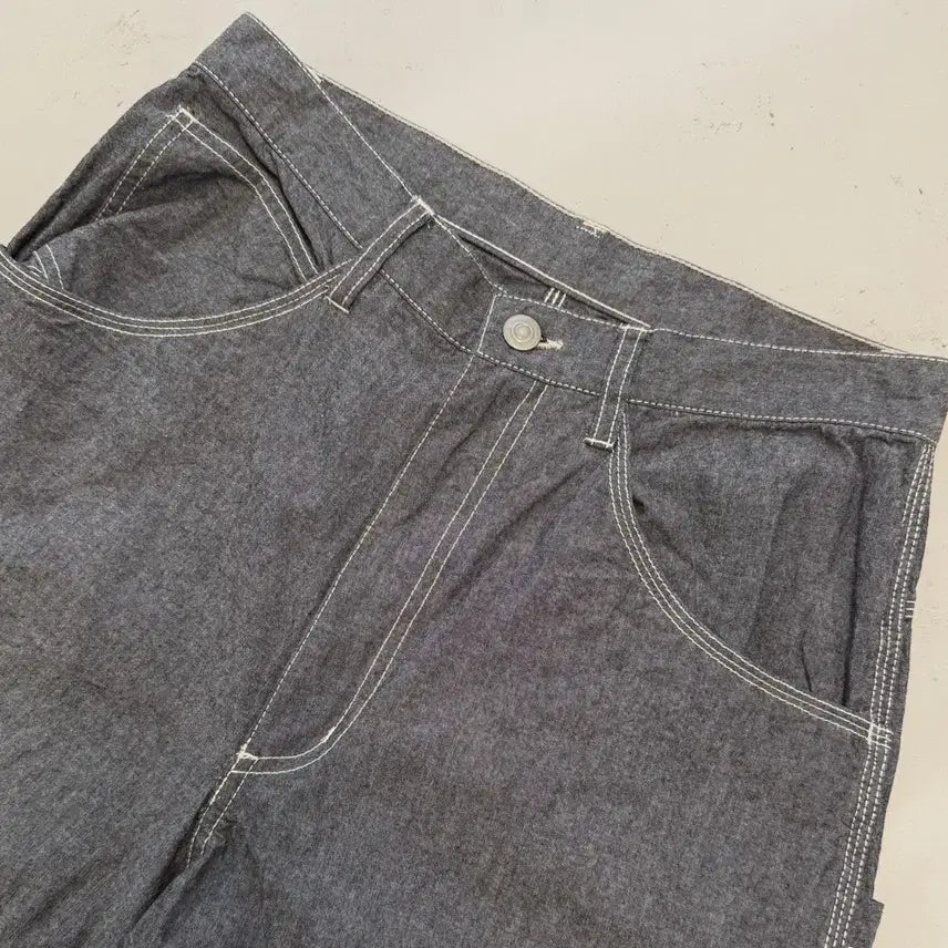 [BUNJANG] Beams Boy Chambray Carpenter Pants / 빔즈보이 샴브레이 카펜터 팬츠