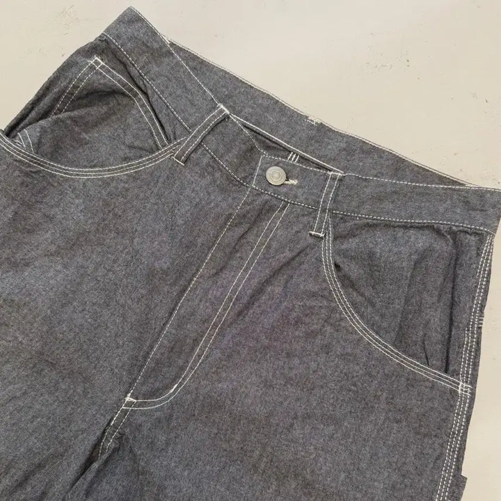[BUNJANG] Beams Boy Chambray Carpenter Pants / 빔즈보이 샴브레이 카펜터 팬츠