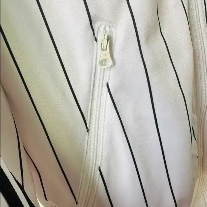 [BUNJANG] Adidas Striped Jersey Zip-up / 아디다스 삼선 스트라이프 희귀템 져지집업