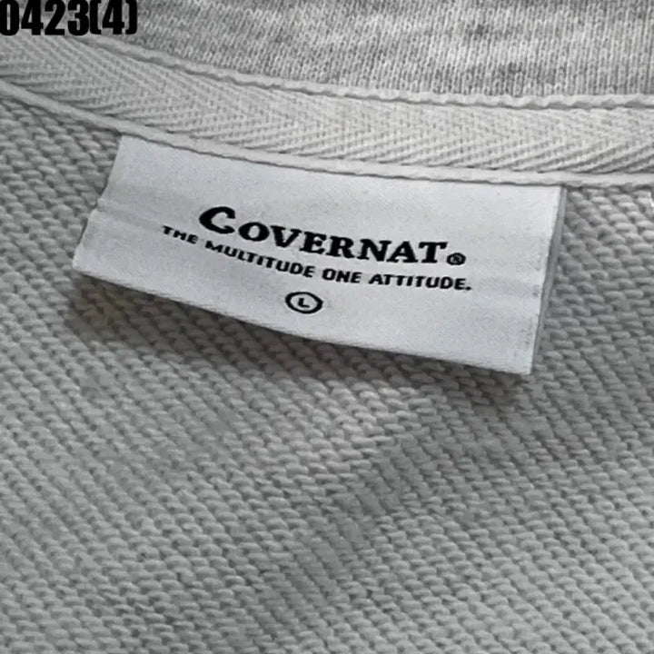 [BUNJANG] Covernat C Logo Half Zip-up Sweatshirt / 커버낫 C로고 하프집업 맨투맨 L | 0423