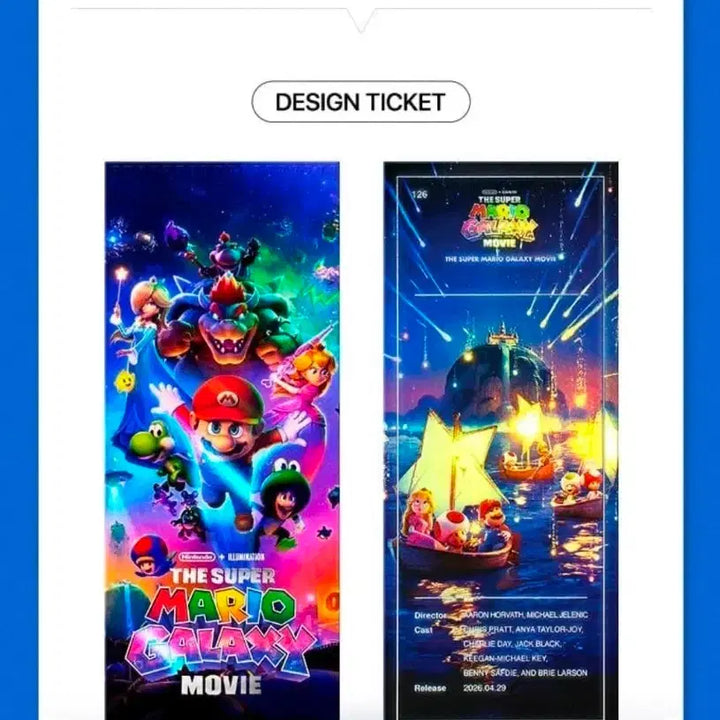 [BUNJANG] Super Mario Galaxy CGV TTT Special Goods / 슈퍼마리오 갤럭시 TTT CGV 특전 굿즈