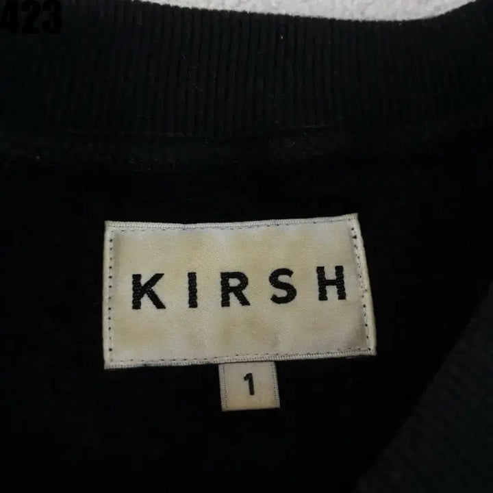 [BUNJANG] Kirsh Big Cherry Black Sweatshirt / 키르시 빅 체리 블랙 맨투맨 1