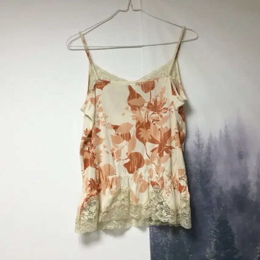 [BUNJANG] Oriental Lace Tank Top and Cardigan Set / 나시&amp;가디건 세트