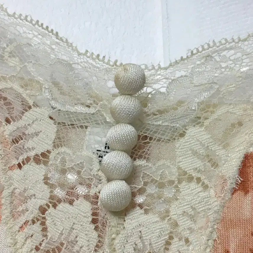 [BUNJANG] Oriental Lace Tank Top and Cardigan Set / 나시&amp;가디건 세트