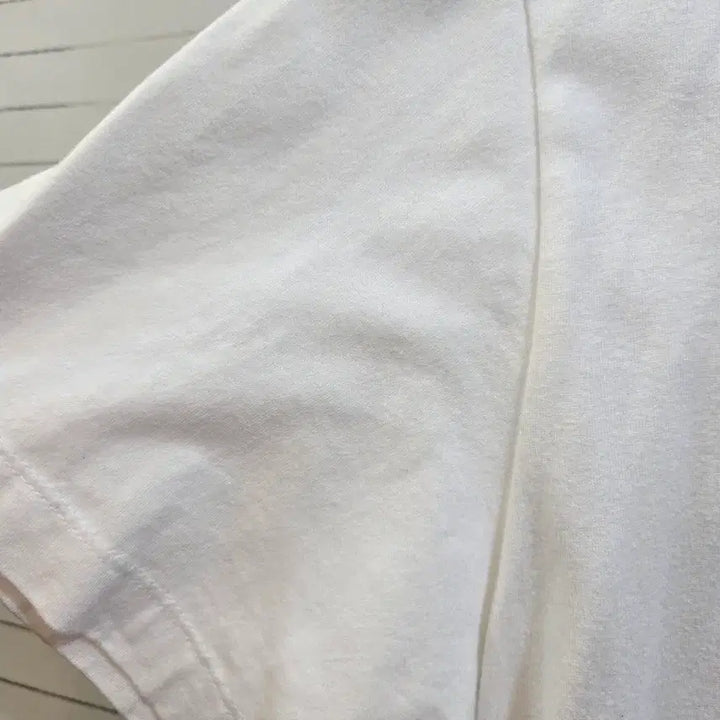 [BUNJANG] Wooyoungmi White Short Sleeve T-shirt / 우영미 화이트 반팔 티셔츠
