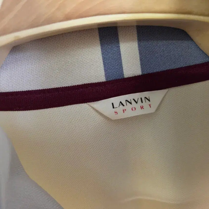 [BUNJANG] LANVIN SPORT White Collar T-Shirt / LANVIN SPORT 화이트 카라티 105