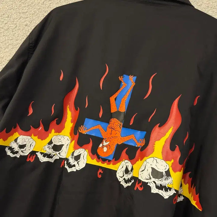 [BUNJANG] Wacko Maria Neckface Coach Jacket / 와코마리아 넥페이스 코치자켓