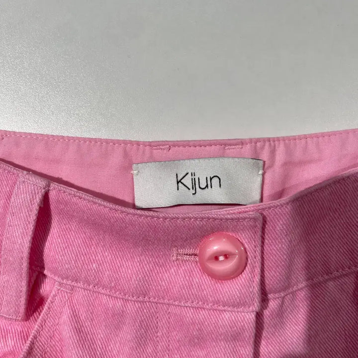 [BUNJANG] Kijun Pink Wide Cargo Pants / 기준 핑크 와이드 카고 팬츠