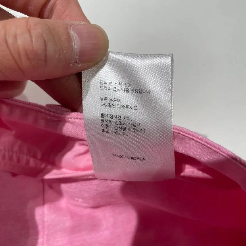 [BUNJANG] Kijun Pink Wide Cargo Pants / 기준 핑크 와이드 카고 팬츠
