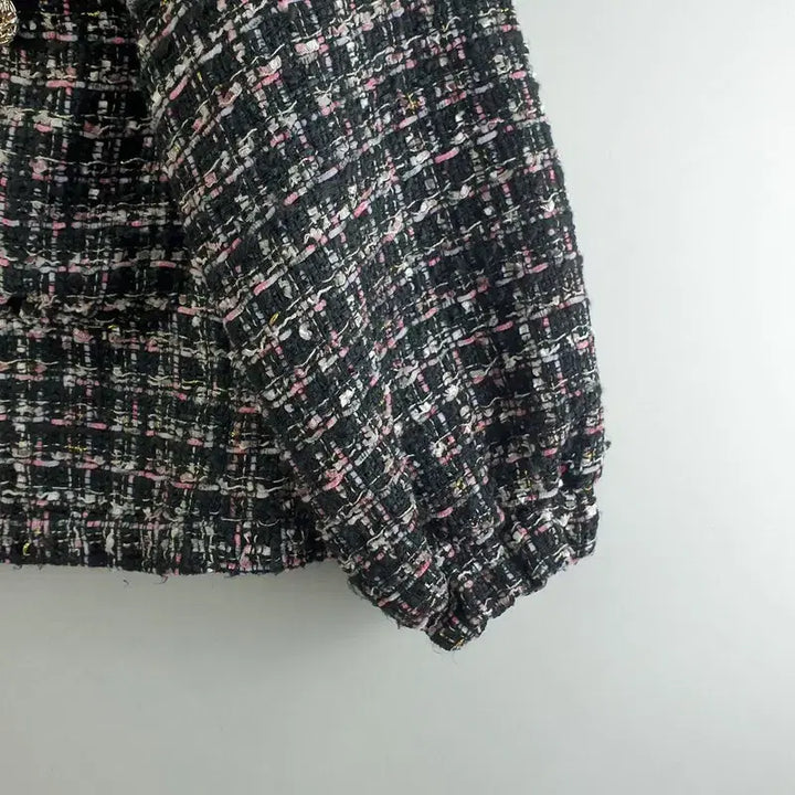 [BUNJANG] Paul &amp; Joe Black Tweed Jacket / 폴앤조 블랙 여자 트위드 자켓 L M7437