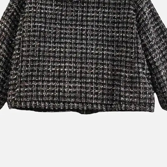 [BUNJANG] Paul &amp; Joe Black Tweed Jacket / 폴앤조 블랙 여자 트위드 자켓 L M7437