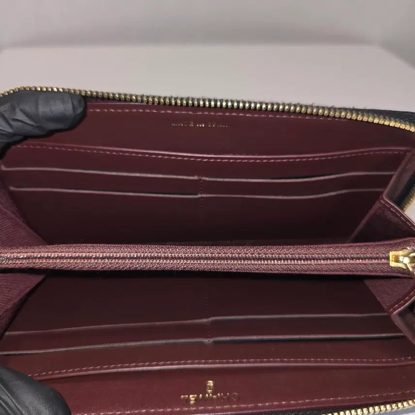 [BUNJANG] Chanel Caviar Classic Black Gold Zipper Long Wallet / [럭스올] 샤넬 캐비어 클래식 블랙 금장 지퍼 장지갑 AP0242