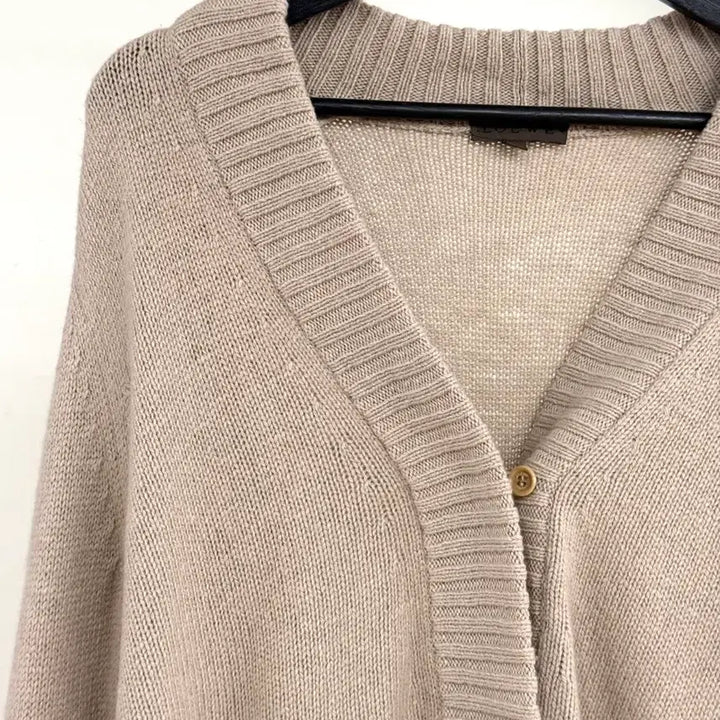 [BUNJANG] Loewe Beige Tie Back Cashmere Cardigan / 로에베 베이지 타이 백 캐시미어 가디건