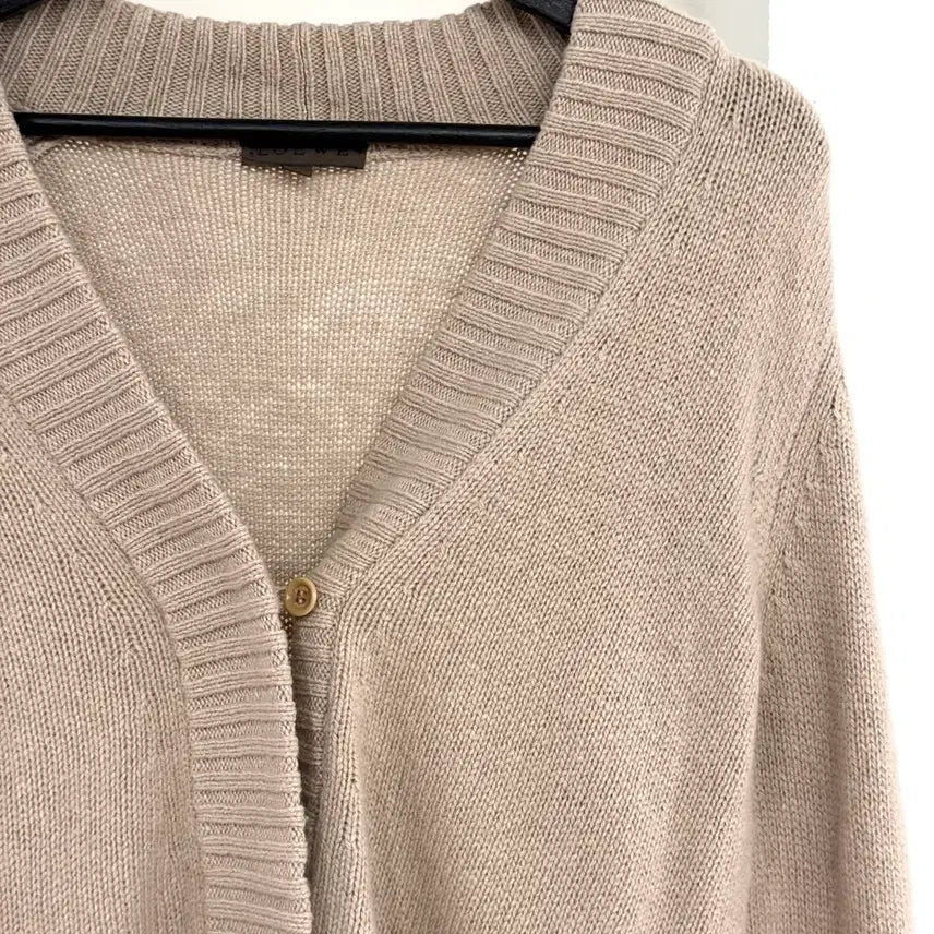 [BUNJANG] Loewe Beige Tie Back Cashmere Cardigan / 로에베 베이지 타이 백 캐시미어 가디건