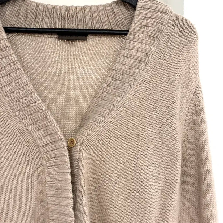 [BUNJANG] Loewe Beige Tie Back Cashmere Cardigan / 로에베 베이지 타이 백 캐시미어 가디건