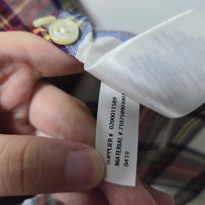 [BUNJANG] Polo Ralph Lauren Classic Pony Checkered Shirt / 폴로랄프로렌 클래식 포니 체크 셔츠 S 26042405