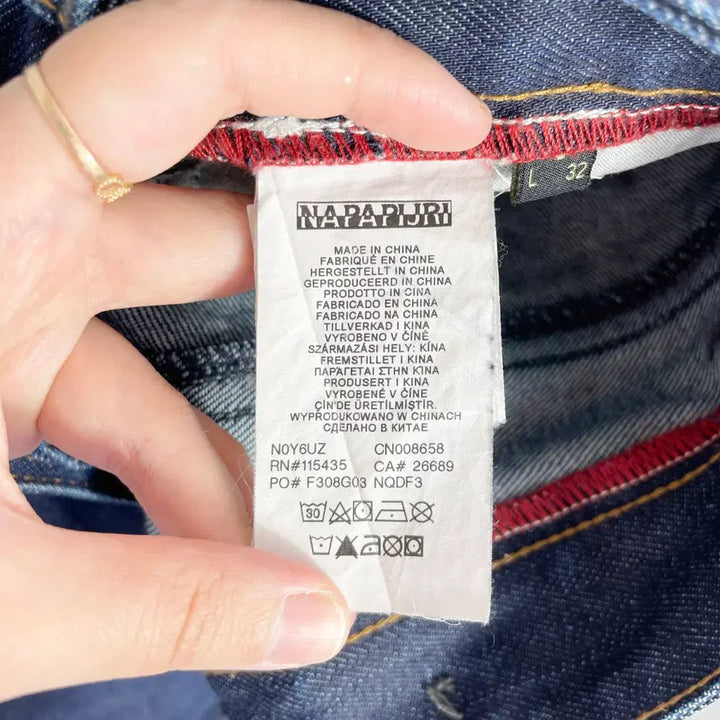 [BUNJANG] Napapijri Dark Wash Jeans 32 Size / C1 나파피리(Napapijri) 진청 청바지 32사이즈