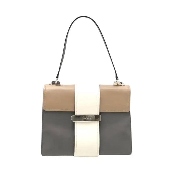 [BUNJANG] Prada 1BA115 Metal Ribbon Tote Bag / [착한중고명품동래점] 프라다 1BA115 메탈 리본 토트백 상태 A
