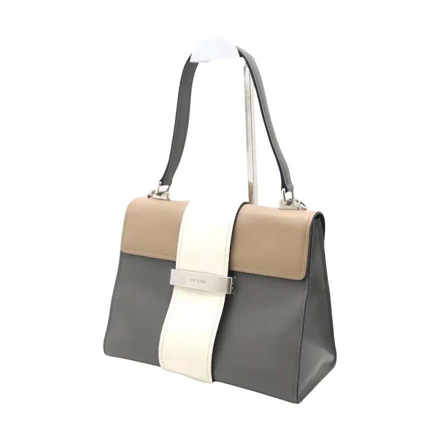 [BUNJANG] Prada 1BA115 Metal Ribbon Tote Bag / [착한중고명품동래점] 프라다 1BA115 메탈 리본 토트백 상태 A