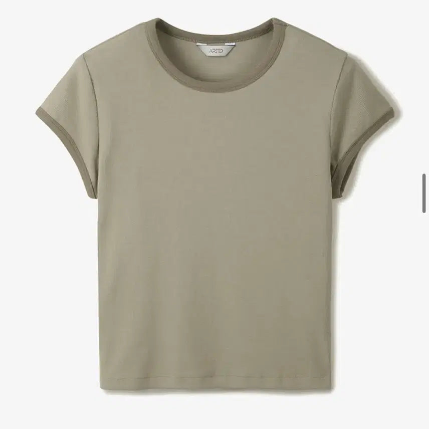 [BUNJANG] Artide Waffle Ringer Short Sleeve T-shirt / 아티드 와플 링거 반팔 티셔츠_BEIGE (M)