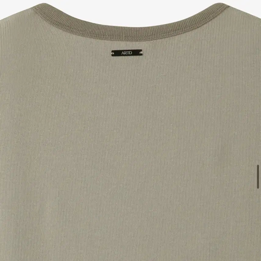 [BUNJANG] Artide Waffle Ringer Short Sleeve T-shirt / 아티드 와플 링거 반팔 티셔츠_BEIGE (M)