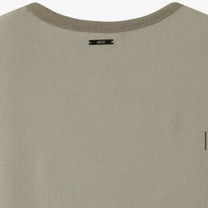 [BUNJANG] Artide Waffle Ringer Short Sleeve T-shirt / 아티드 와플 링거 반팔 티셔츠_BEIGE (M)