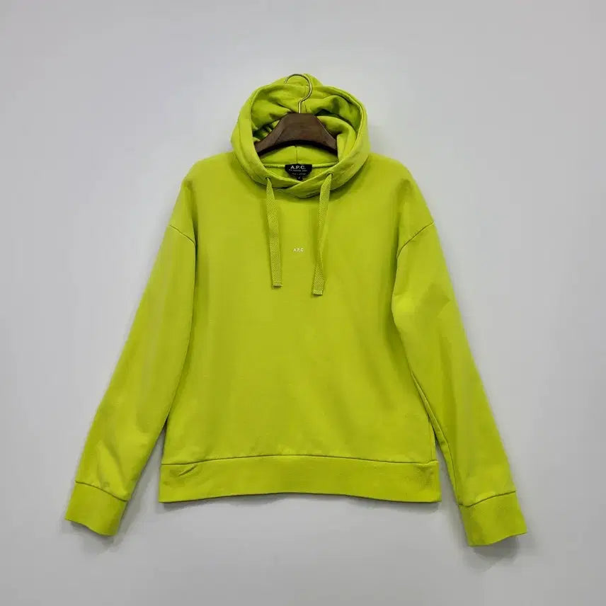 [BUNJANG] A.P.C Lime Larry Logo Hoodie (M) / A.P.C 아페쎄 라임 래리 로고 후드/남여공용/M/앨리스/1099
